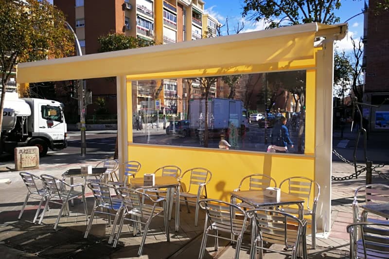 Cerramientos de terraza para bares