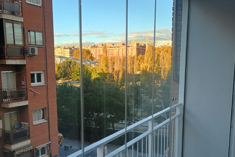 Cortinas de cristal en terrazas