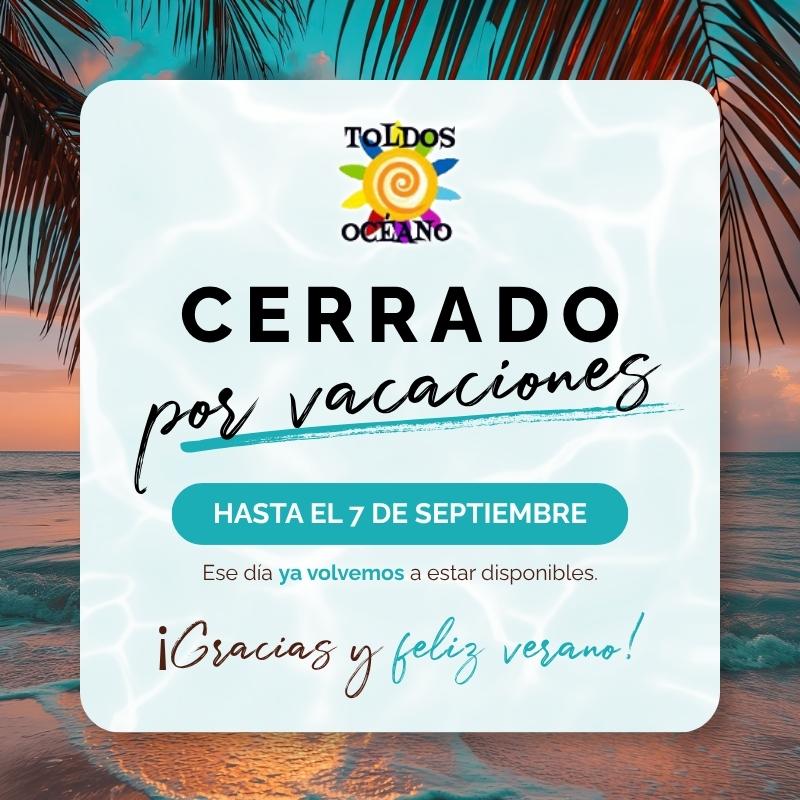 POPUP VACACIONES TOLDOS OCEANO 2026